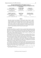 Towards FAIR Metadata for Specialised Corpora: A Community-Informed Empirical Study of Schema Development in Two Communities