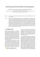 Real-time Approach for Decision Making in IoT-based Applications