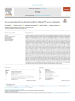 An accurate data-driven physical model for bifacial PV power estimation