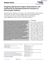 Designing Light-Sensitive Organic Semiconductors with Azobenzenes for Photoelectrochemical Transistors as Neuromorphic Platforms