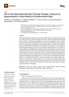 The Urban Heat Island Under Climate Change: Analysis of Representative Urban Blocks in Northwestern Italy