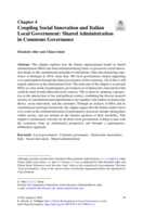 Coupling social innovation and local government: Shared administration in commons governance