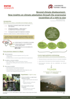 Beyond climate displacement: New insights on climate adaptation through the progressive recognition of a right to stay