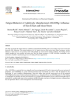 Fatigue Behavior of Additively Manufactured AlSi10Mg: Influence of Size Effect and Mean Stress