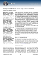 Hearing nature’s heartbeat: towards large-scale real-time forest monitoring network in Italy