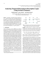 Analysing Temporal Reasoning in Description Logics Using Formal Grammars