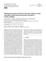 Multitemporal analysis of Sentinel-1 backscattering during snow melt using high-resolution field measurements and radiative transfer modeling