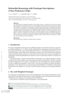 Defeasible Reasoning with Prototype Descriptions: A New Preference Order
