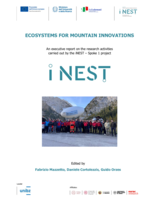 ECOSYSTEMS FOR MOUNTAIN INNOVATIONS: An executive report on the research activities carried out by the iNEST – Spoke 1 project