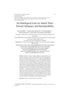 An Ontological Lens on Attack Trees: Toward Adequacy and Interoperability