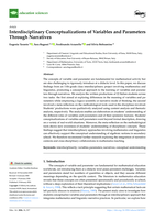 Interdisciplinary Conceptualizations of Variables and Parameters Through Narratives