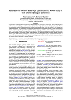 Towards Cost-effective Multi-style Conversations: A Pilot Study in Task-oriented Dialogue Generation