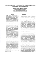 From Cambridge to Pisa: A Journey into Cross-Lingual Dialogue Domain Adaptation for Conversational Agents