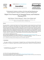 Digital Twin Framework for Integrated Factory and Production Planning (FPP)