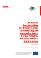 The role of transboundary biodiversity areas in preventing and combating cross-border pollution and transnational wildlife crime: Preliminary insights