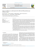 Impact of sufficiency on achieving the EU's 2030 and 2050 greenhouse gas emissions targets