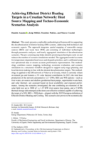 Achieving efficient district heating targets in a Croatian network: heat source mapping and techno-economic scenarios analysis