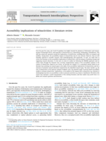 Accessibility implications of teleactivities: A literature review
