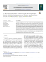 An advanced predictive battery control strategy for plus energy building flexibility: Simulation-based assessment and laboratory experimental setup