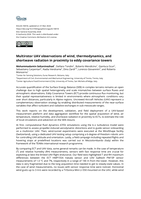 Multirotor UAV observations of wind, thermodynamics, and shortwave radiation in proximity to eddy covariance towers