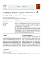 Cost-benefit analysis of technologies and measures for summer comfort – A case study of residential districts in the Paris region