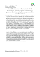 Efecto de las condiciones de almacenamiento sobre la germinación de gramíneas invernales forrajeras nativas