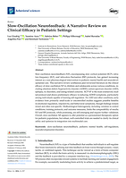 Slow-Oscillation Neurofeedback: A narrative review on clinical efficacy in pedriatic settings
