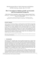 How Convenient Is Vehicle-to-Grid? An Economic and Environmental Perspective