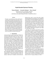 Depth-Bounded Epistemic Planning