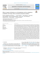Effect of organic fertilisation on soil phosphatase activity, phosphorus availability and forage yield in mountain permanent meadows