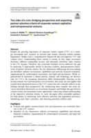 Two sides of a coin: Bridging perspectives and unpacking partner selection criteria of corporate venture capitalists and entrepreneurial ventures