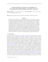 Understanding the Expressive Capabilities of Knowledge Base Embeddings under Box Semantics