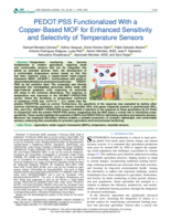 PEDOT:PSS Functionalized With a Copper-Based MOF for Enhanced Sensitivity and Selectivity of Temperature Sensors