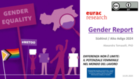 Gender Report Südtirol / Alto Adige 2024 - Maestre/i del Lavoro