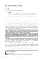 The Perceptron and the Tooth: A New Family of Logics for Cognitive Modelling