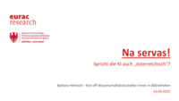 Na servas! – spricht die KI auch „österreichisch“?