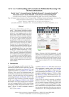 All-in-one: Understanding and Generation in Multimodal Reasoning with the MAIA Benchmark