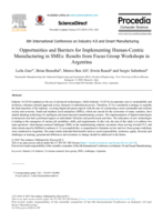 Opportunities and Barriers for Implementing Human-Centric Manufacturing in SMEs: Results from Focus Group Workshops in Argentina
