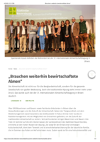 Brauchen weiterhin bewirtschaftete Almen
