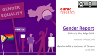 Condivisioni di dati e ricerche del Gender Report e riferimenti ad esperienze trans, non binarie e gender expansive