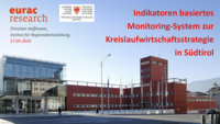 Indikatoren basiertes Monitoring-System zur Kreislaufwirtschaftsstrategie in Südtirol