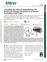 Unveiling the Role of Guanidinium for Enhanced Charge Extraction in Inverted Perovskite Solar Cells