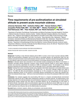 Time requirements of pre-acclimatization at simulated altitude to prevent acute mountain sickness: A mini review
