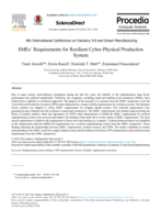 SMEs’ Requirements for Resilient Cyber-Physical Production System