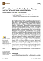 Decarbonising Sustainable Aviation Fuel (SAF) Pathways: Emerging Perspectives on Hydrogen Integration