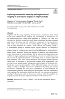 Exploring microservice ownership and organizational coupling in open-source projects: an empirical study