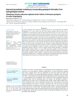 Improved groundwater modeling by incorporating geological information from hydrogeological sections: Modellazione idraulica sotterranea migliorata tramite l’utilizzo di informazioni geologiche da sezioni idrogeologiche