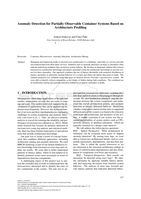 Anomaly Detection for Partially Observable Container Systems Based on Architecture Profiling