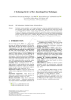 A Technology Review of Zero Knowledge Proof Techniques