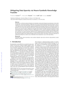 Mitigating Data Sparsity via Neuro-Symbolic Knowledge Transfer [CEUR-WS]